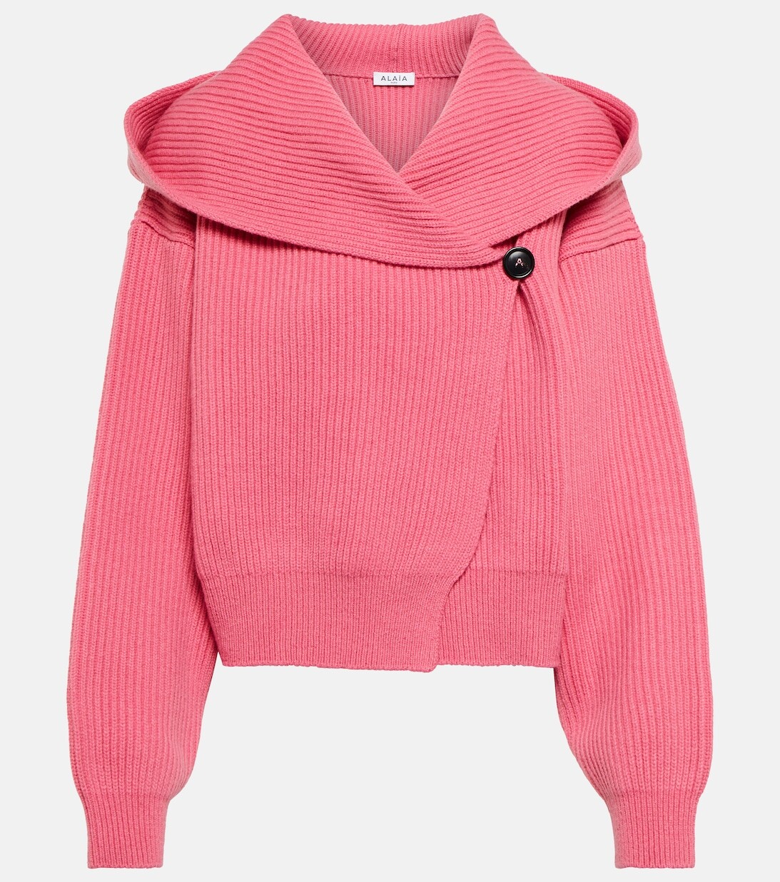 

Кардиган из шерсти и кашемира ALAÏA, розовый