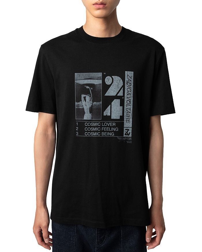

Футболка Zadig & Voltaire Ted с фотопринтом, черный