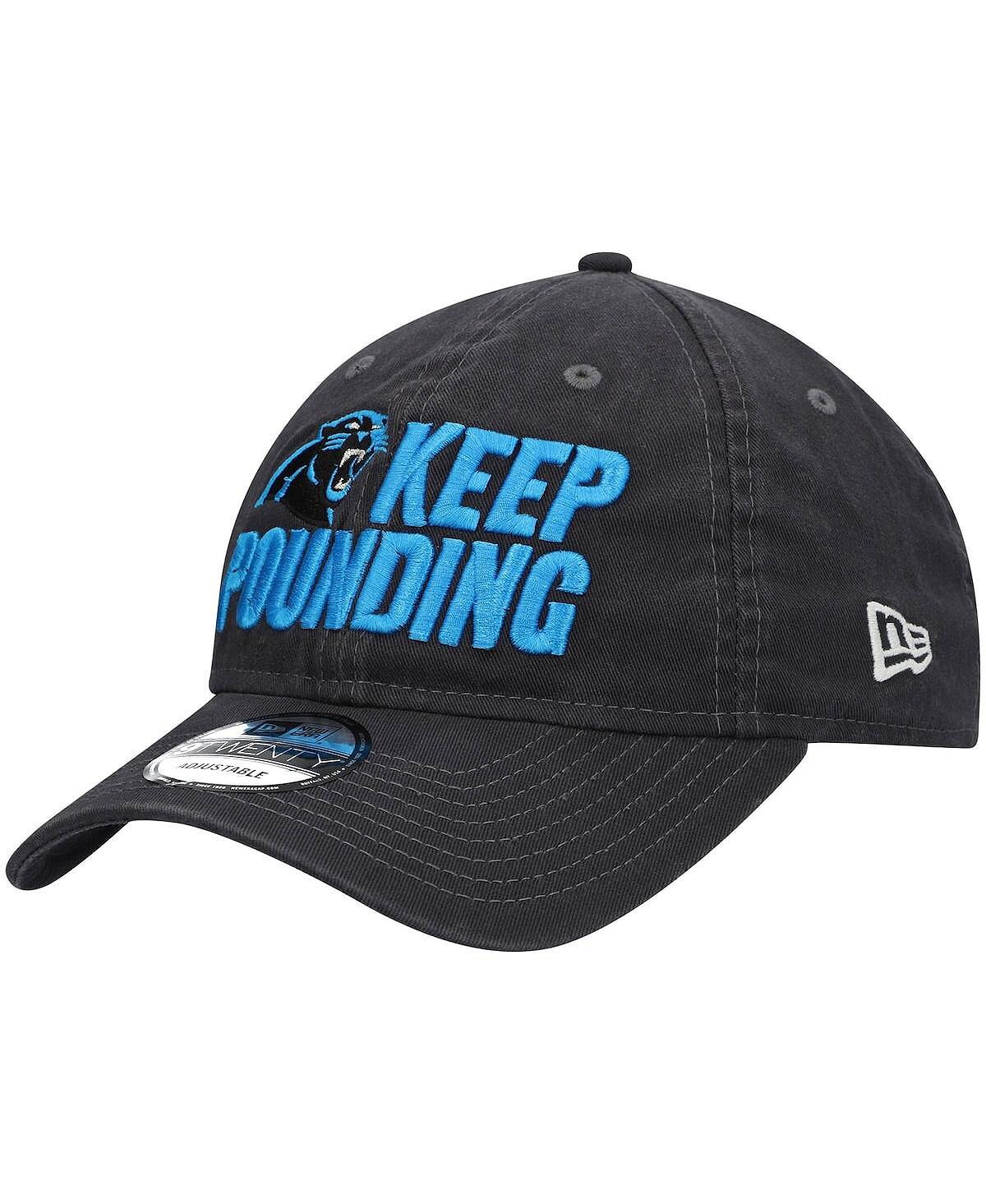 

Мужская серая регулируемая кепка Carolina Panthers Keep Pounding 9Twenty New Era
