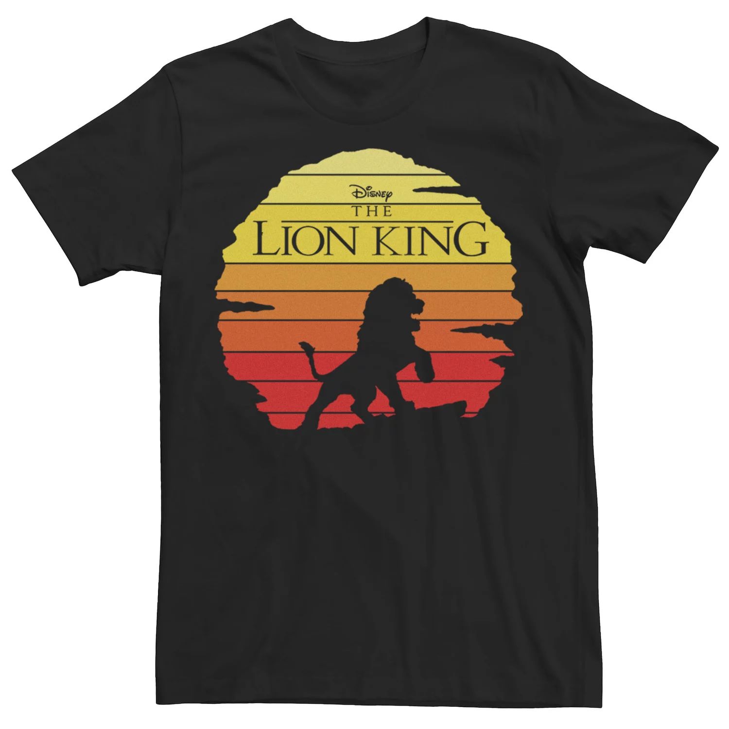 Мужская футболка Disney The Lion King Simba с градиентом Sunset мужская футболка disney s the gradient sunset trio lion king