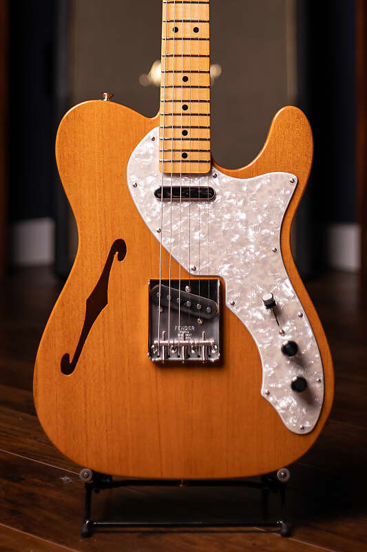 

Электрогитара Fender Custom Shop Vintage Custom 1968 Telecaster Thinline Electric Guitar - Natural