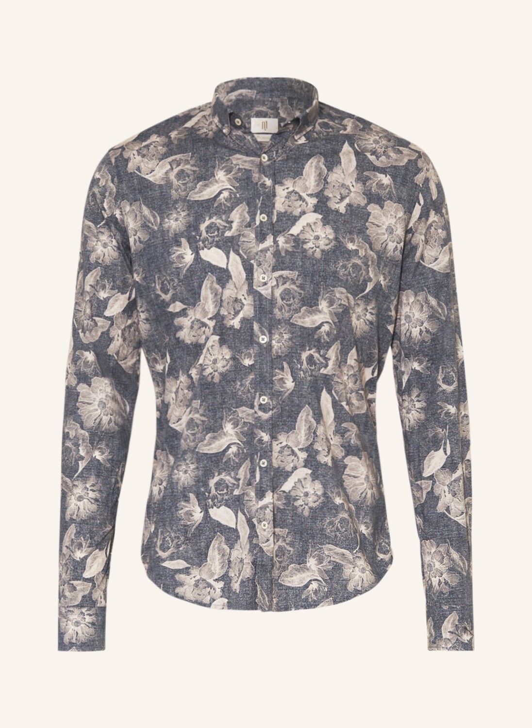 

Рубашка Q1 Manufaktur JerseyExtra Slim Fit, синий