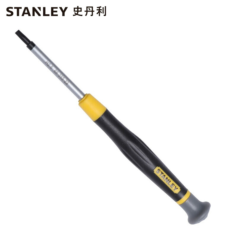 Микроотвертка Stanley, 6 угловая, внутренняя шестигранная отвертка H2,5x45 мм, шестиугольная микроотвертка, внутренняя, 6 угловая, 66-355-23