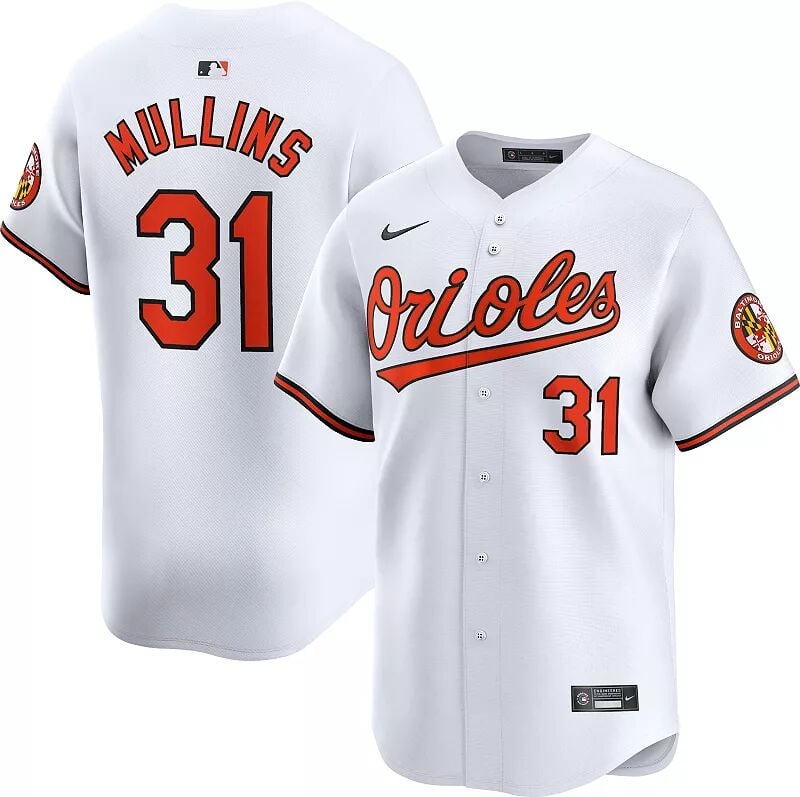 

Мужские джерси Nike Baltimore Orioles Cedric Mullins #31 White Limited Vapor