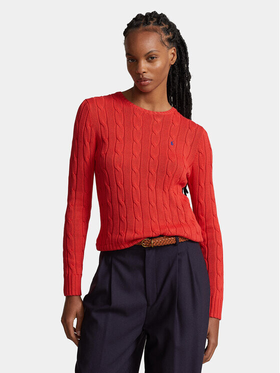 

Облегающий свитер Polo Ralph Lauren, красный