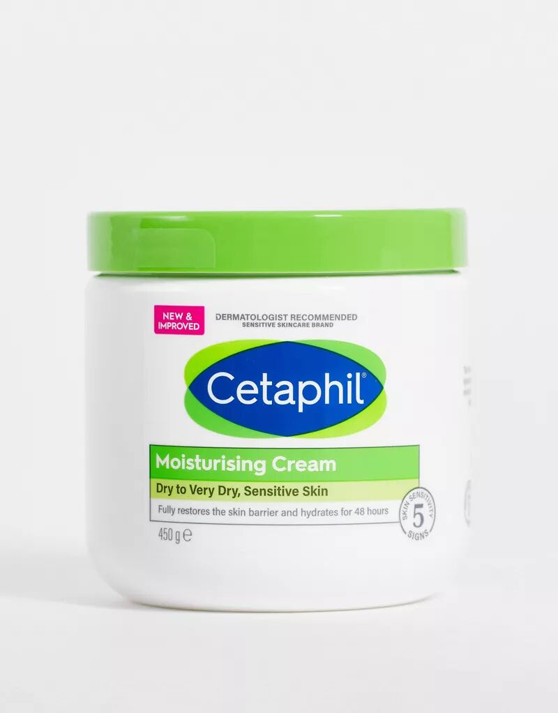 Cetaphil – Увлажняющий крем для тела для сухой и очень сухой, чувствительной кожи, 450 г увлажняющий лосьон для сухой и чувствительной кожи 460мл cetaphil