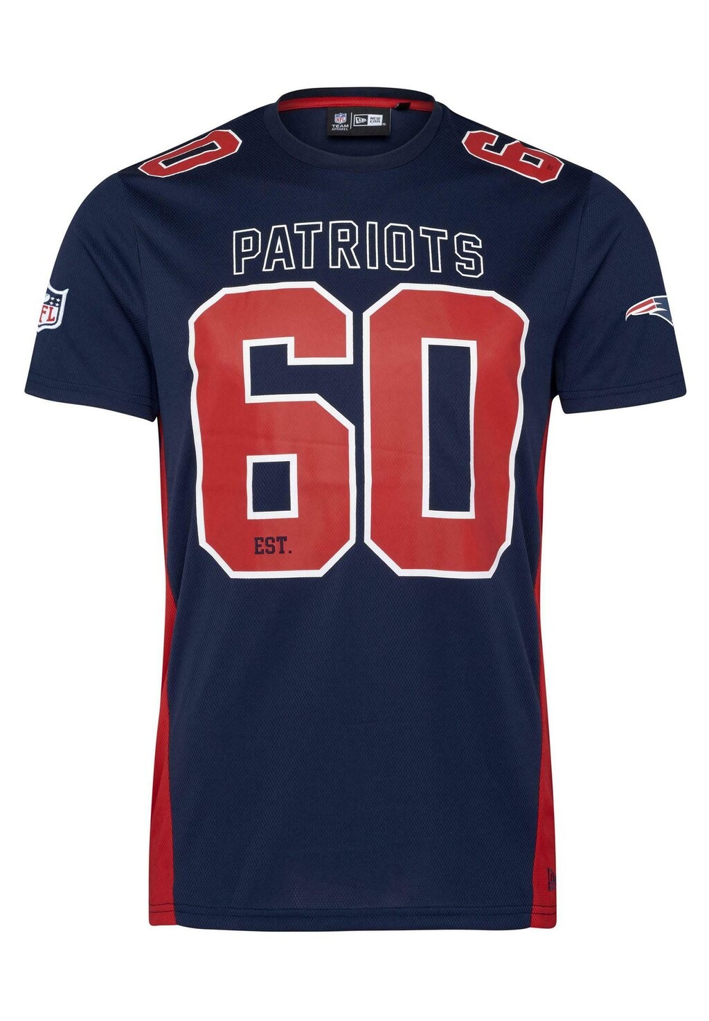 

Футболка с принтом NEW ENGLAND PATRIOTS NFL ESTABLISHED NUMBER New Era, цвет blau
