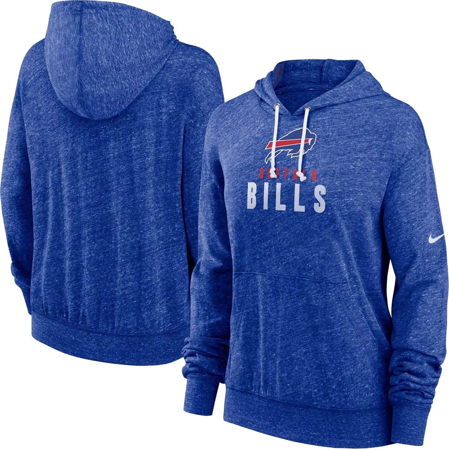 

Женский винтажный пуловер с капюшоном Nike Royal Buffalo Bills Gym Nike