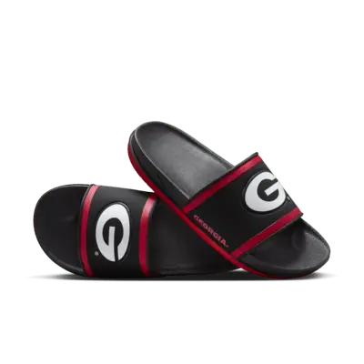 

Шлепанцы Nike Offcourt (Georgia) Slide, цвет Black/University Red/White