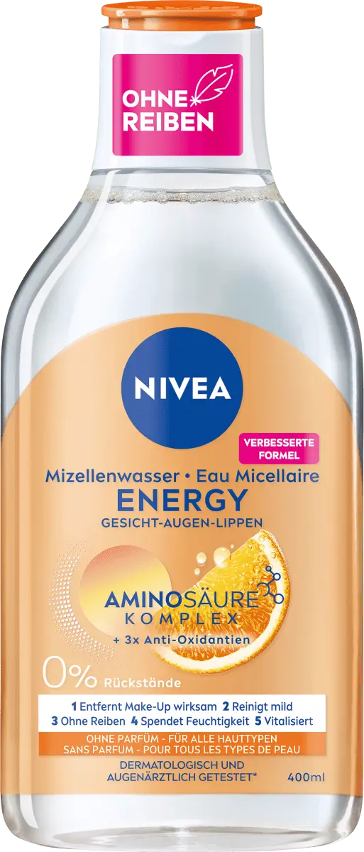 Оживляющая мицеллярная вода 400мл NIVEA вода мицеллярная nivea organic rose 400мл