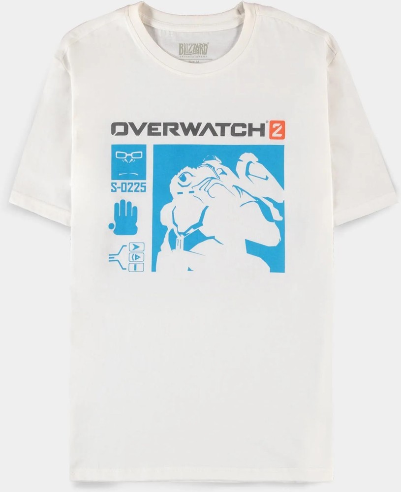 Футболка Overwatch, белый брелок overwatch logo