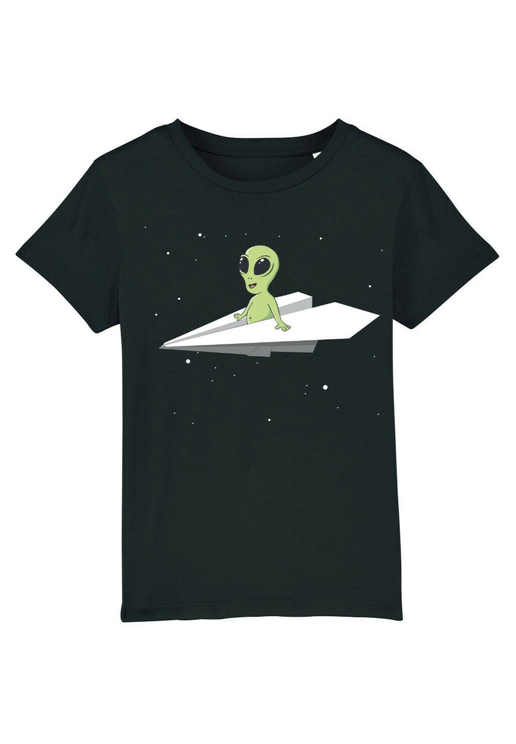 

Футболка с принтом ALIEN ON A PAPER PLANE Watapparel, цвет green