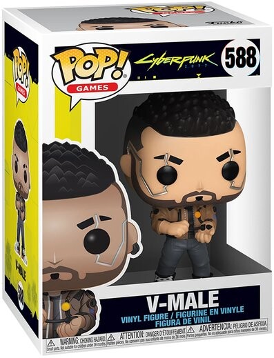 Funko POP! Игры, коллекционная фигурка, Киберпанк, V-Male