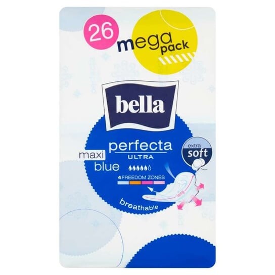 

Гигиенические прокладки синие, 26 шт. Bella, Perfecta Ultra Maxi