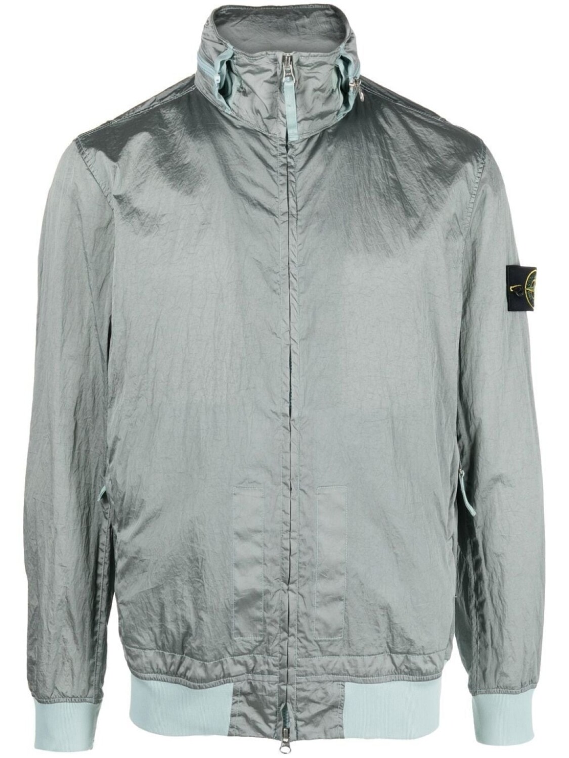 

Stone Island бомбер с нашивкой Compass, серый