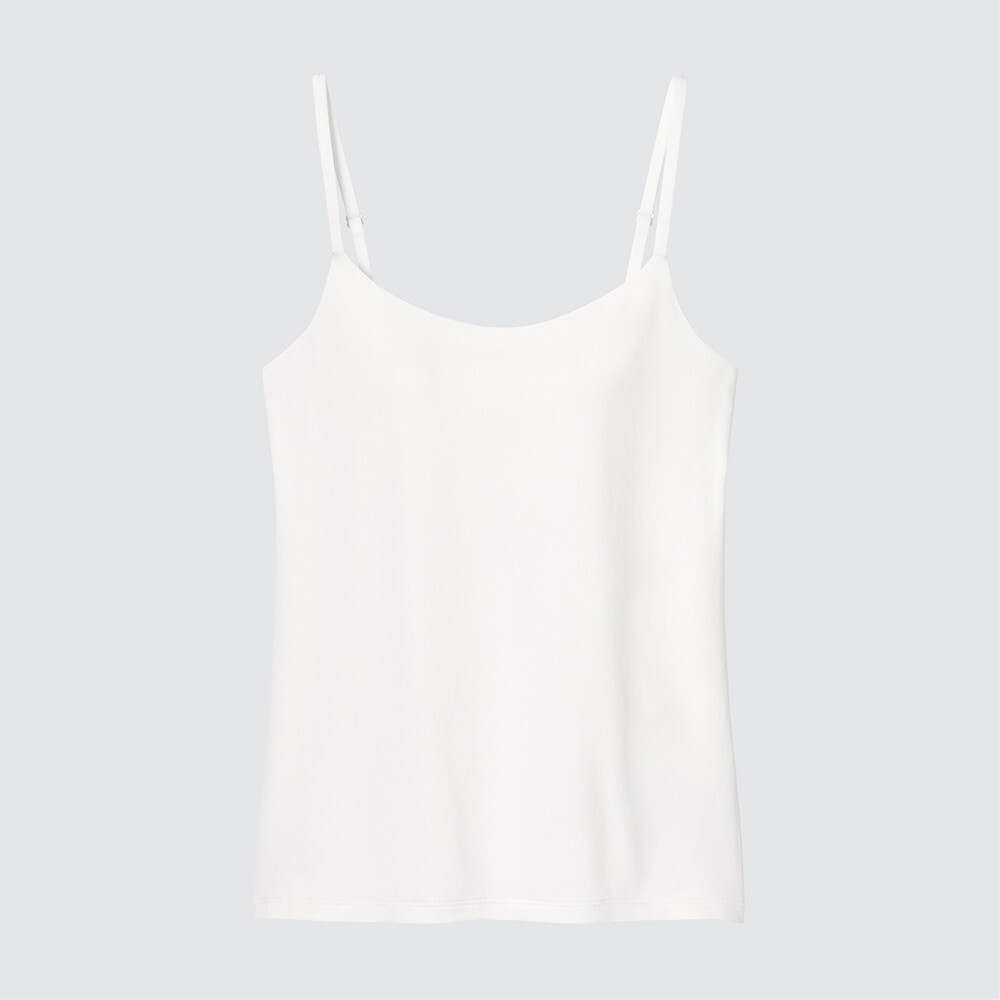 

Топ Uniqlo AIRism Bra с бретельками и подкладками, белый