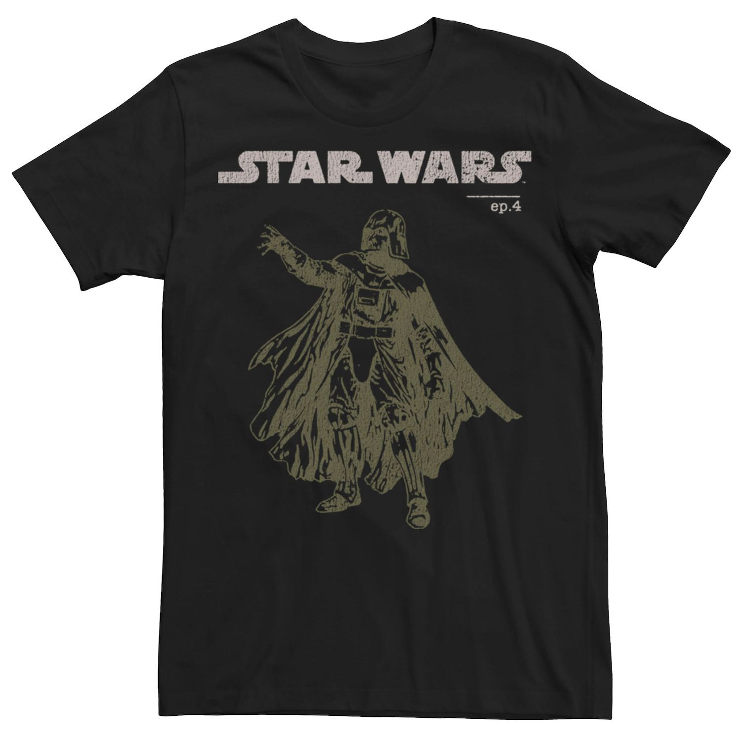 цена Мужская футболка с портретом «Эпизод 4 Дарта Вейдера» Star Wars