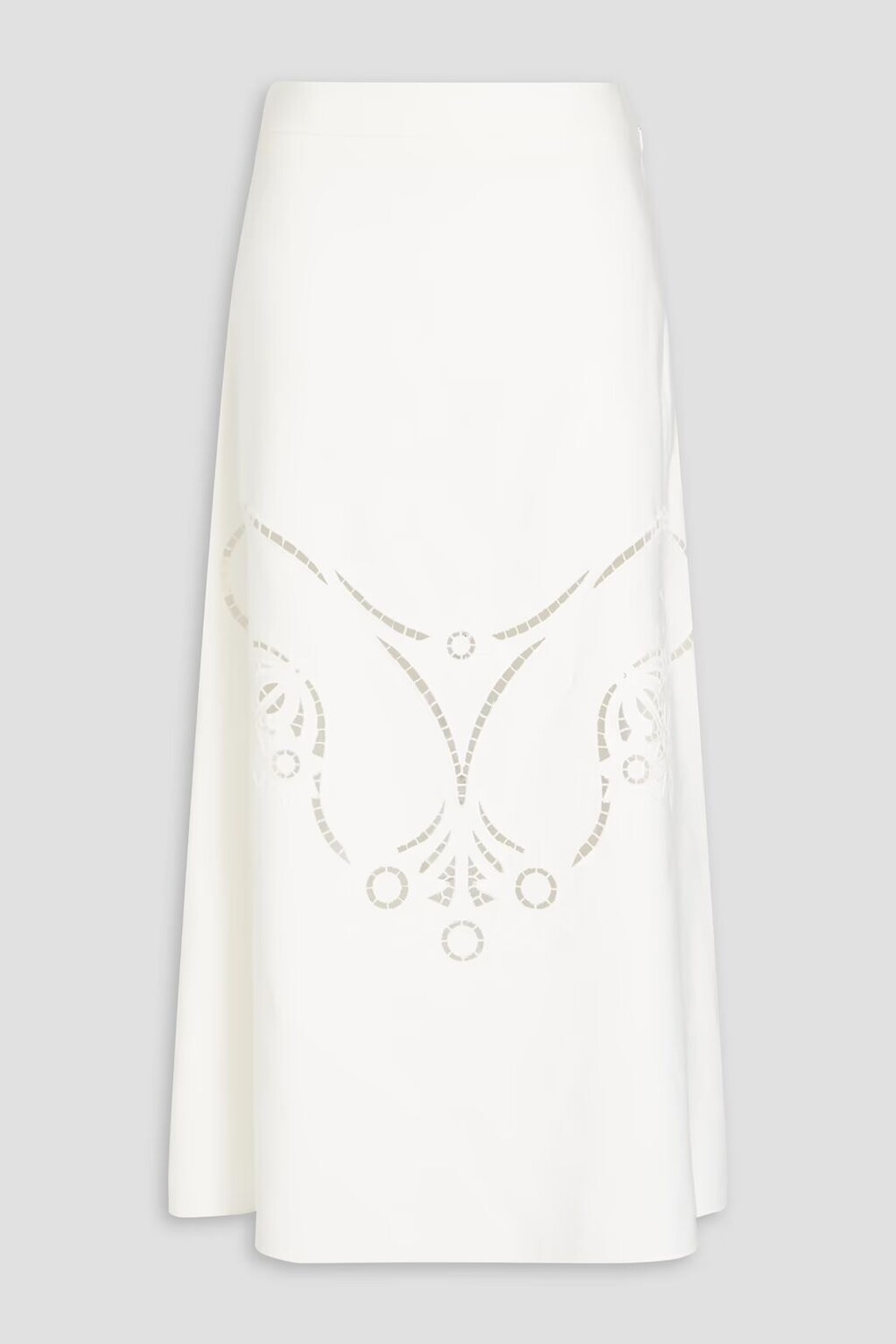 

Юбка миди Broderie Anglaise Chloé, белый