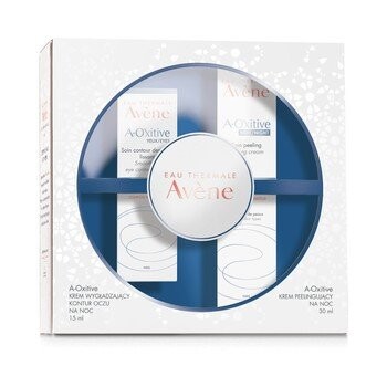 

Набор Avene A-Oxitive, ночной крем-пилинг, 30 мл + крем для разглаживания контура глаз, 15 мл