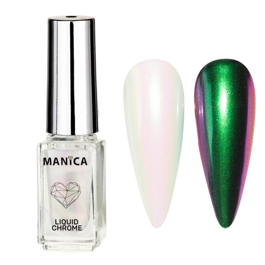 

Жидкая пудра для ногтей Glass Kameleon Liquid Chrome Effect Manica, inna