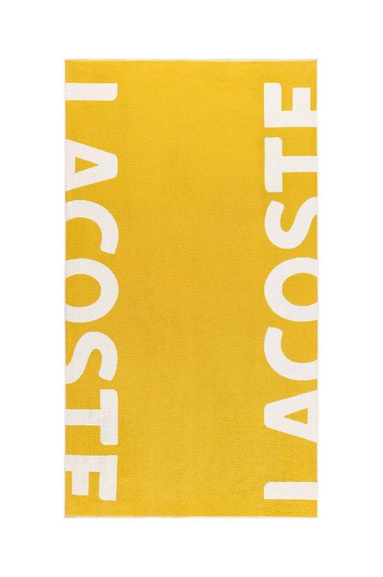 Пляжное полотенце Lacoste, желтый