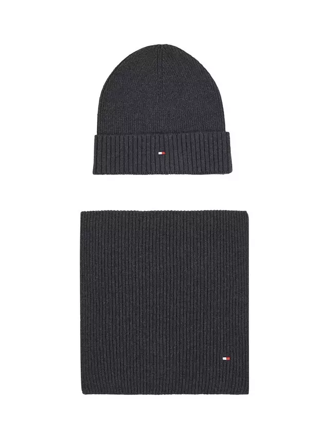 

Шарф Tommy Hilfiger Beanie Hat &, цвет charcoal grey