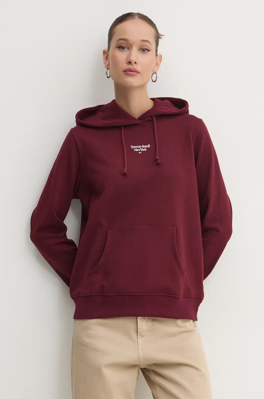 

Толстовка Tommy Jeans, гранатовый