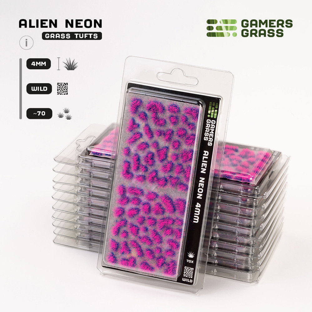 

Аксессуары Gamers Grass Gamers Grass Tufts: Alien Neon - Wild 4mm
