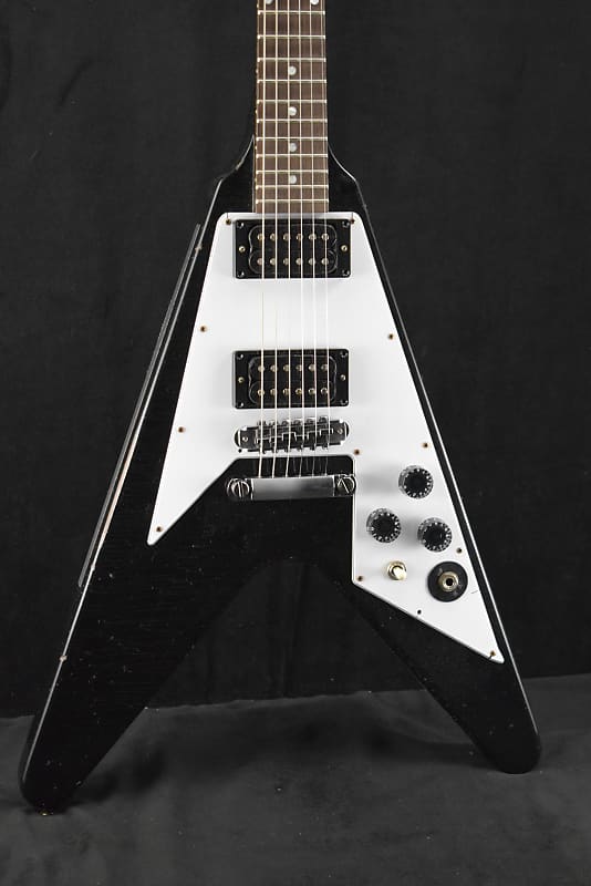 Электрогитара Gibson Murphy Lab 1979 Flying V Kirk Hammett Ebony