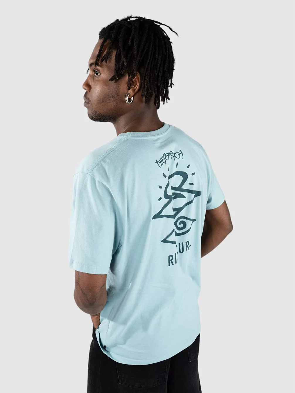 

Футболка со значком поиска Rip Curl, синий