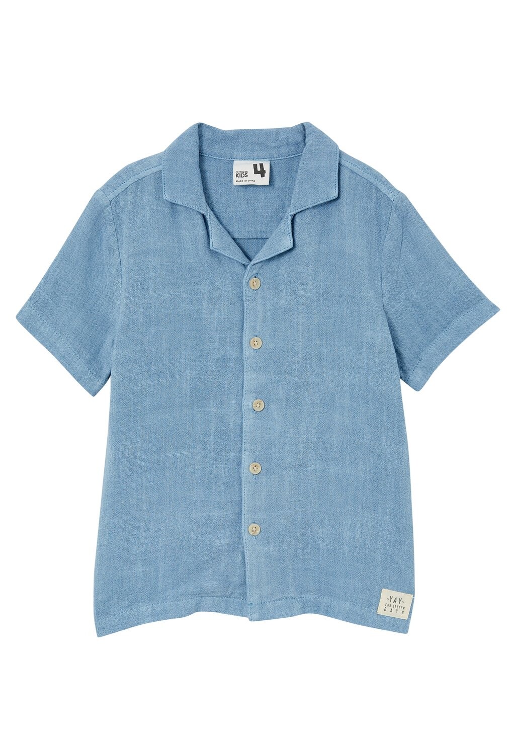 

Рубашка CABANA SHORT SLEEVE Cotton On, синий