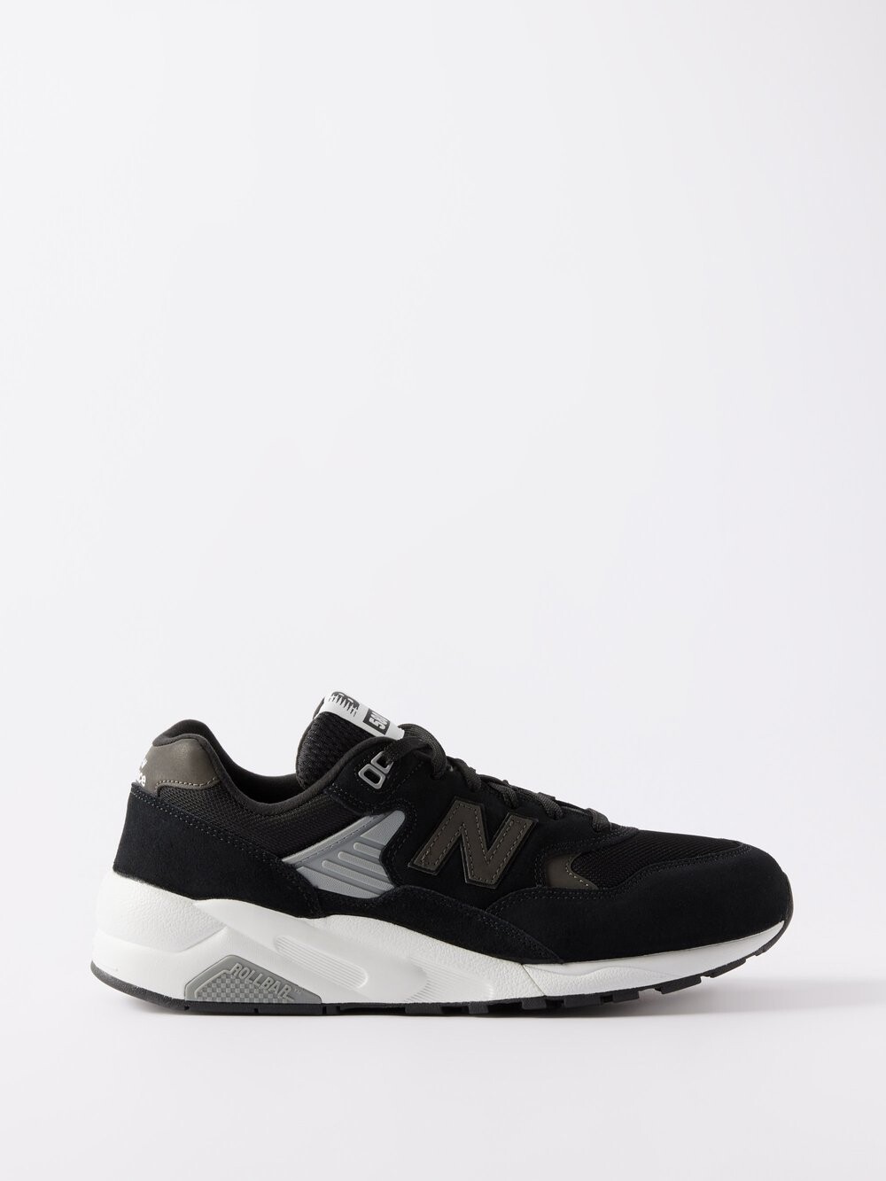 

Кроссовки 580 из замши и сетки New Balance, черный