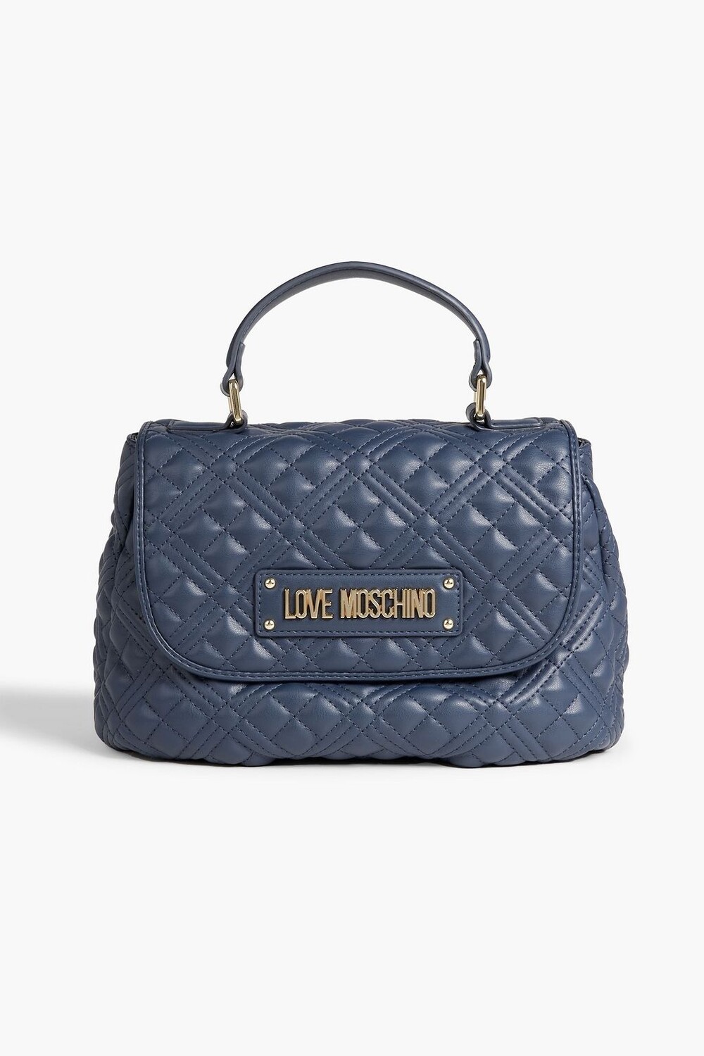

Стеганая сумка-тоут из искусственной кожи LOVE MOSCHINO, нави