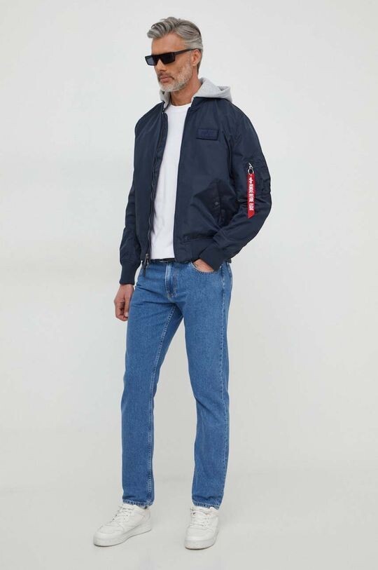 

МА-1 ТТ Куртка с капюшоном Alpha Industries, темно-синий