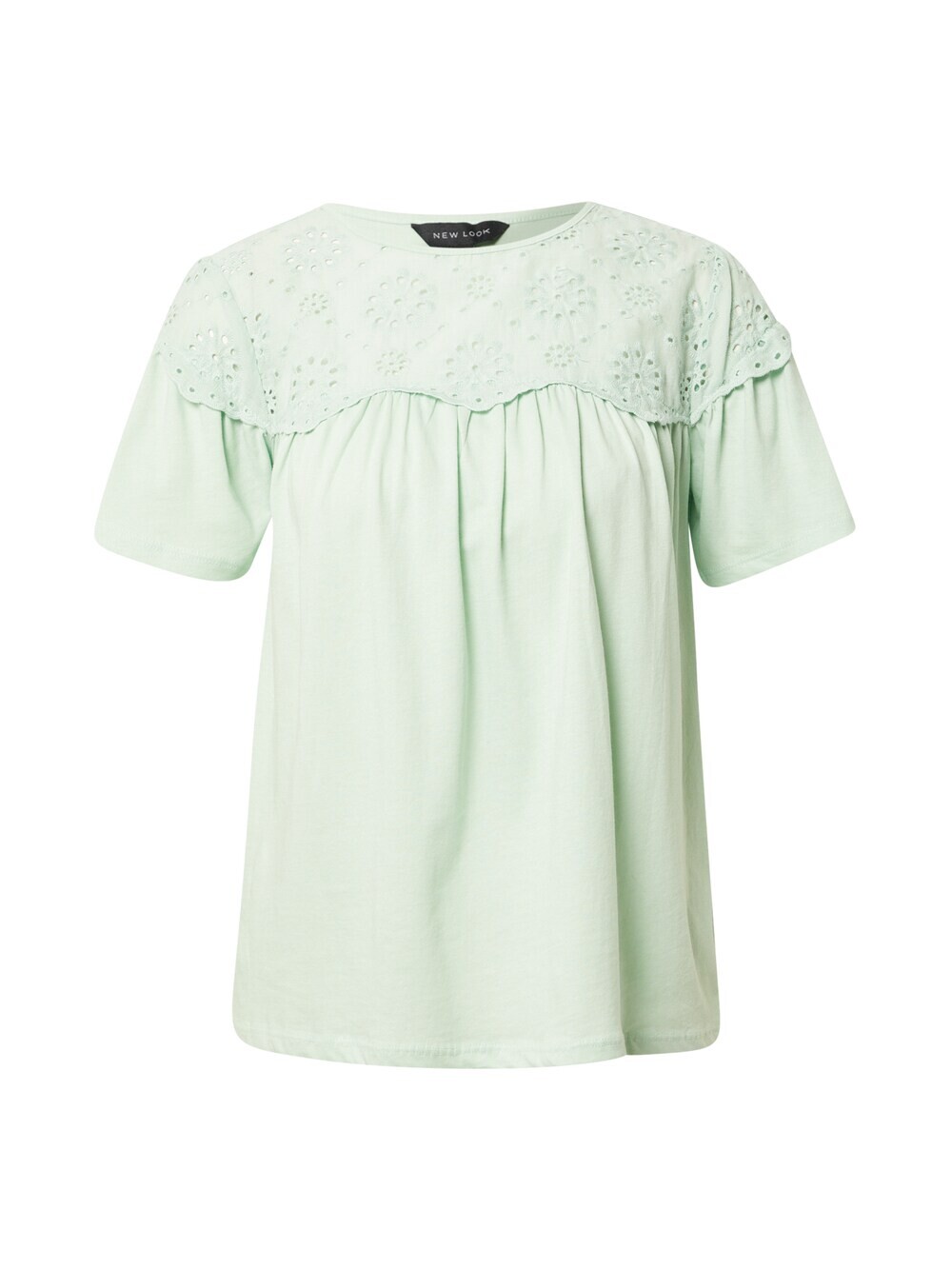 

Блузка NEW LOOK BRODERIE YOKE, светло-зеленый