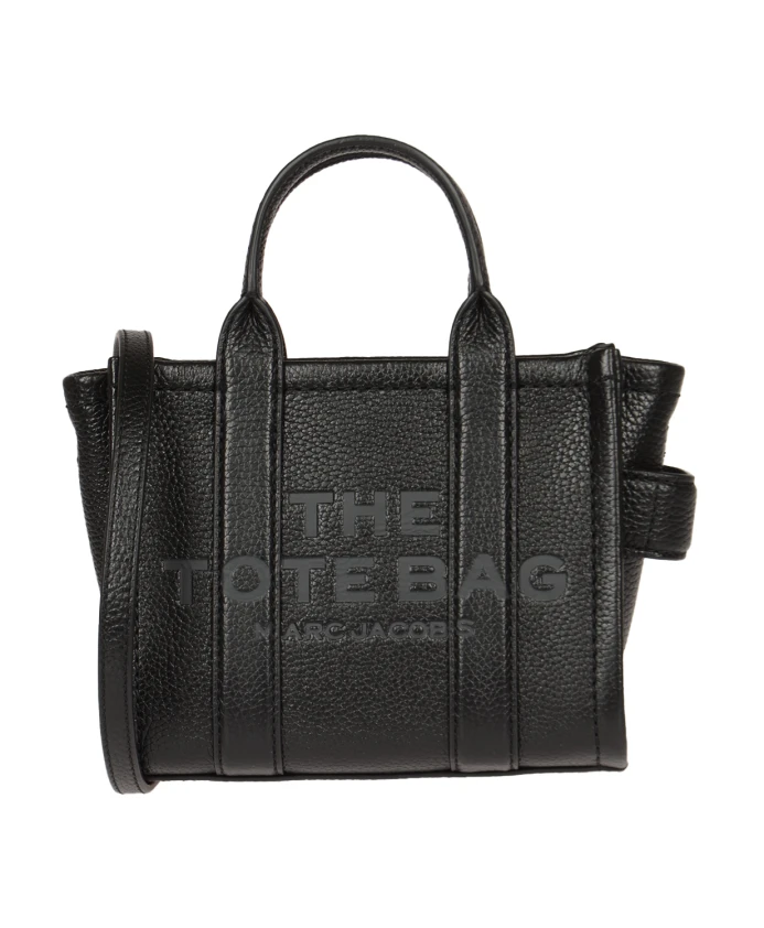 

Кожаная мини сумка тоут Marc Jacobs, черный
