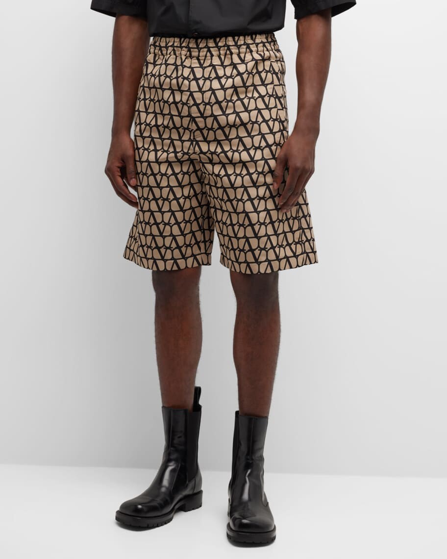 

Мужские шелковые шорты Toile Icongraphe Valentino