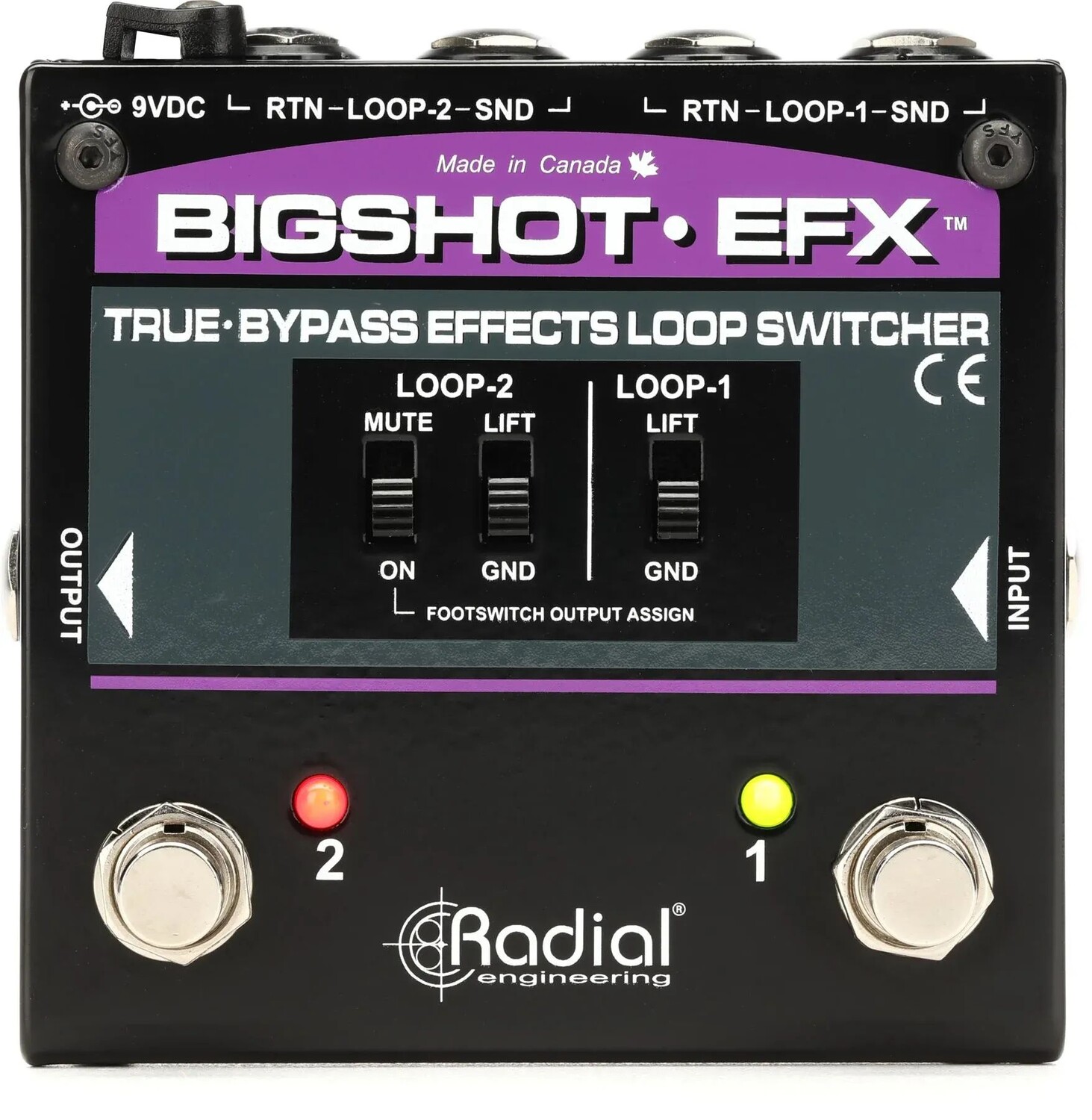 

Радиальный переключатель циклов эффектов BigShot EFX