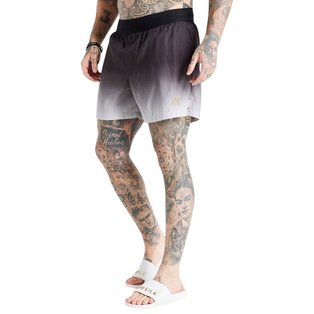 

Шорты для плавания Siksilk Fade Swimming Shorts, серый