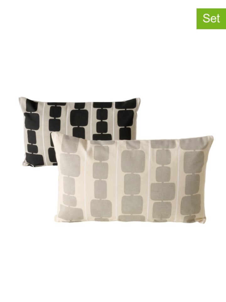 

Подушка Boltze 2er Set Edgy, цвет beige/schwarz