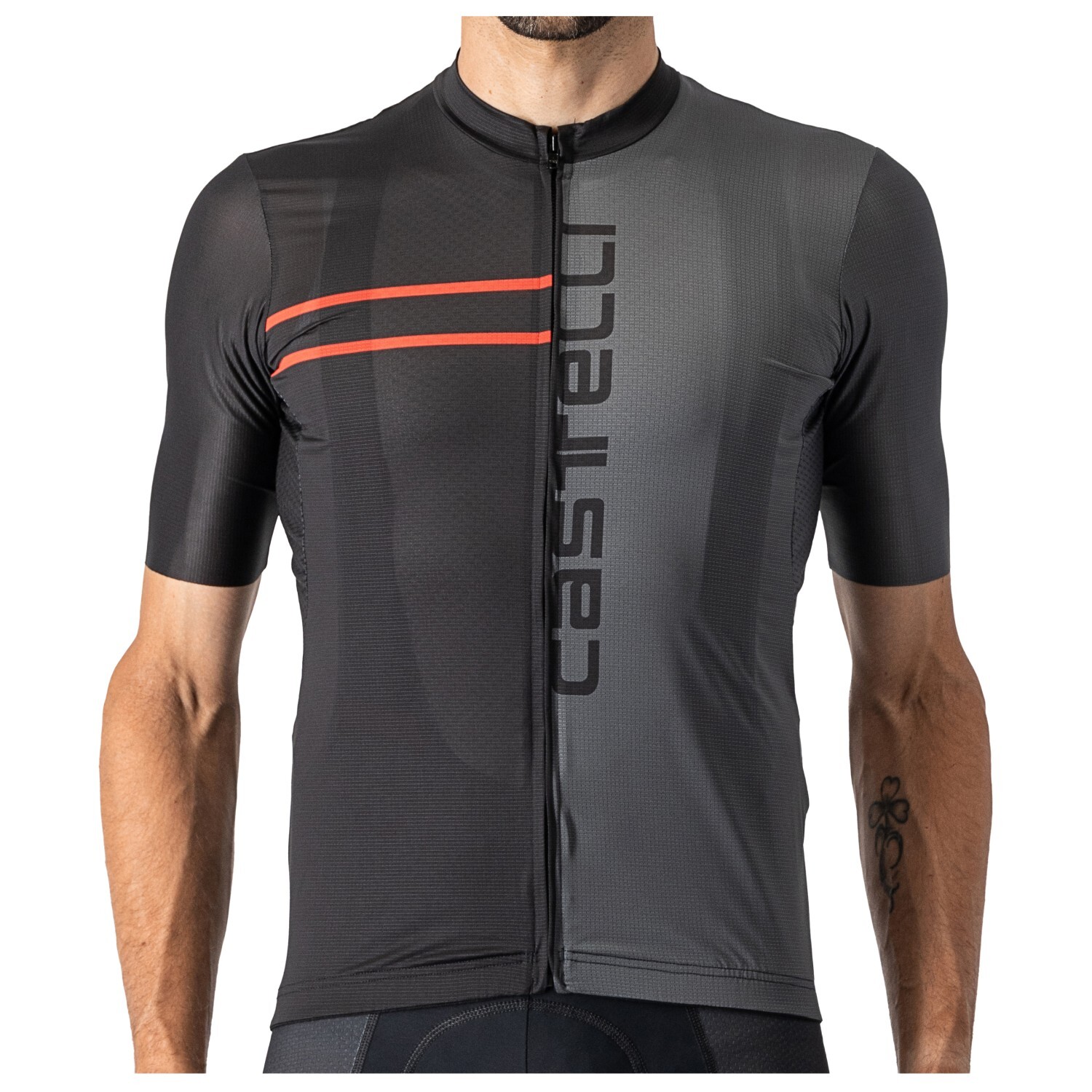 

Велосипедный трикотаж Castelli Scorpione 4 Jersey, цвет Black/Dark Gray/Red