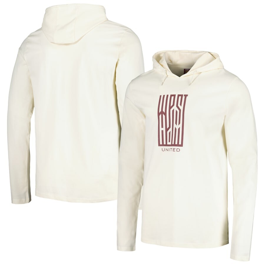 

Футболка с длинным рукавом Sport Design Sweden West Ham United, кремовый