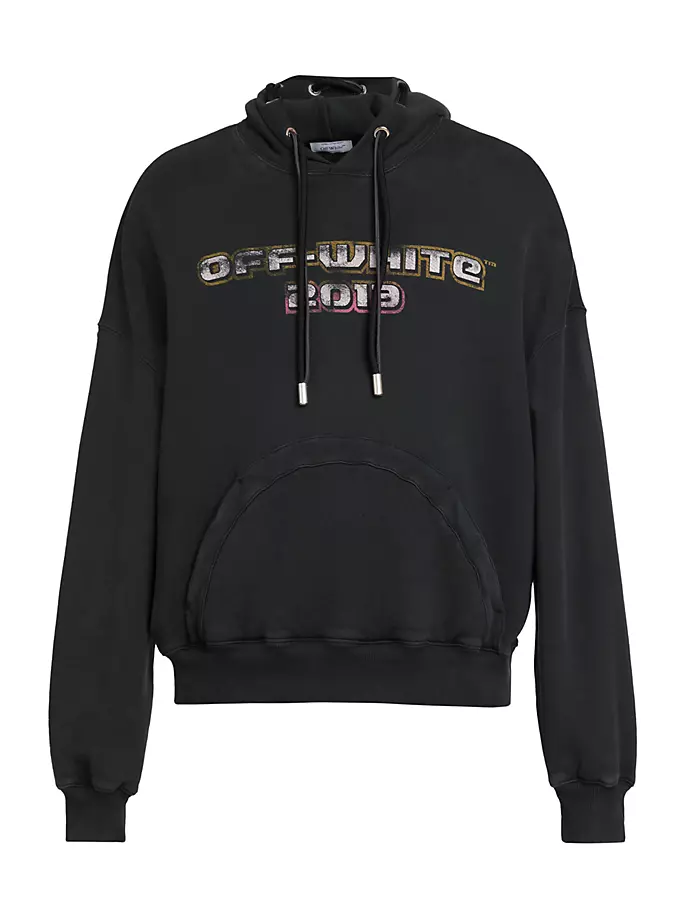 

Толстовка с двумя завязками Digit Bacchus Off-White, черный