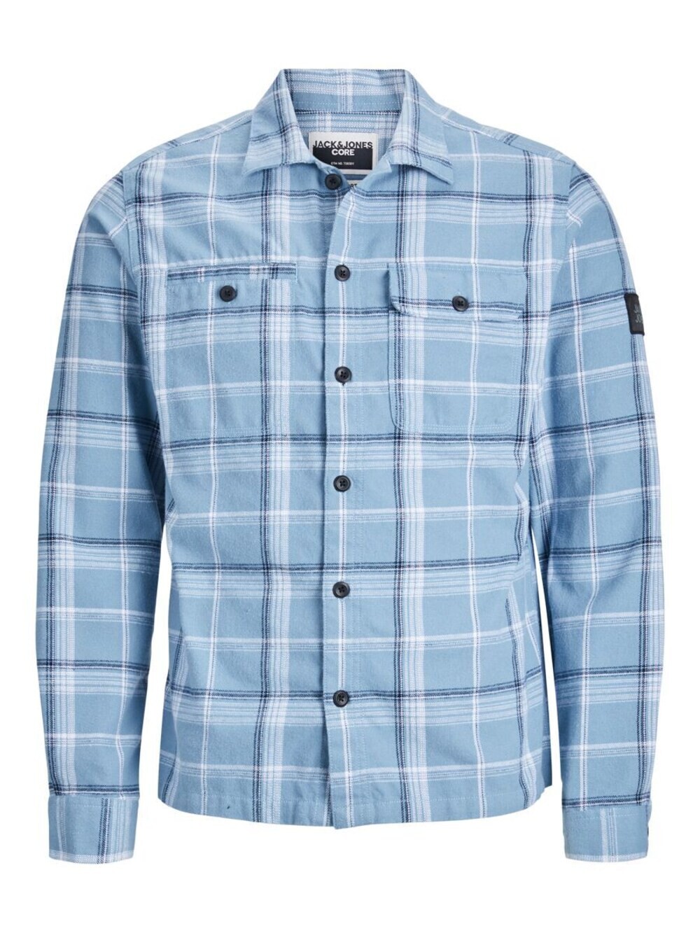 

Комфортная рубашка на пуговицах Jack & Jones Junior, синий