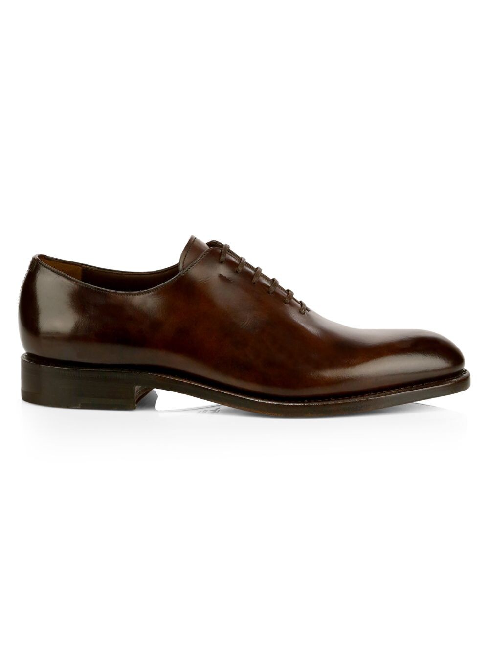 

Кожаные оксфорды на шнуровке Angiolo FERRAGAMO, коричневый