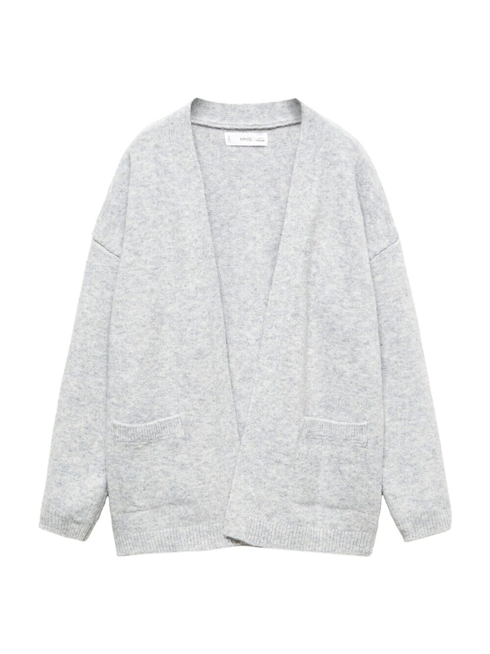 

Вязаный кардиган MANGO KIDS TIQUE5, серый