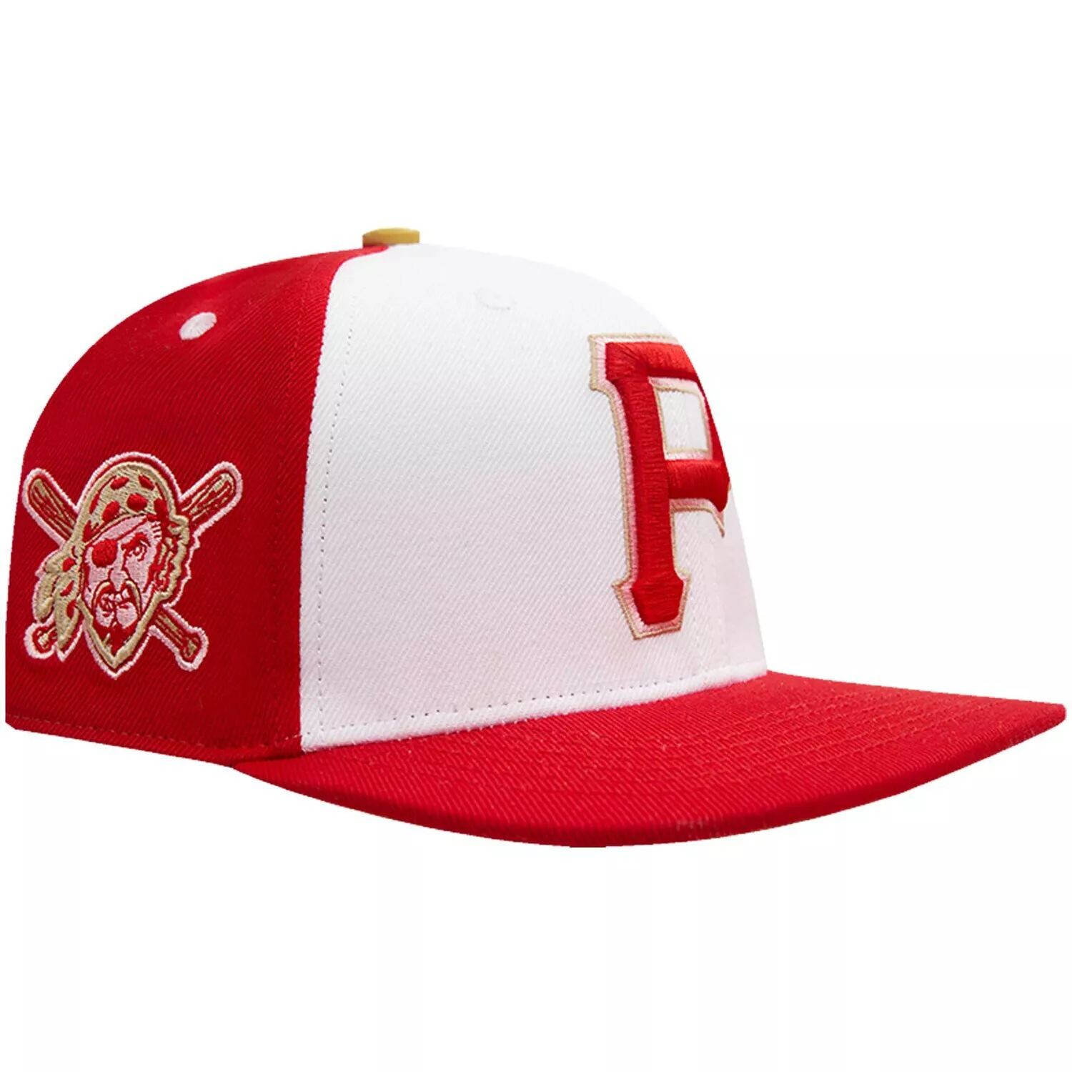 

Мужская профессиональная стандартная белая/красная кепка Pittsburgh Pirates Strawberry Ice Cream Drip Snapback Hat