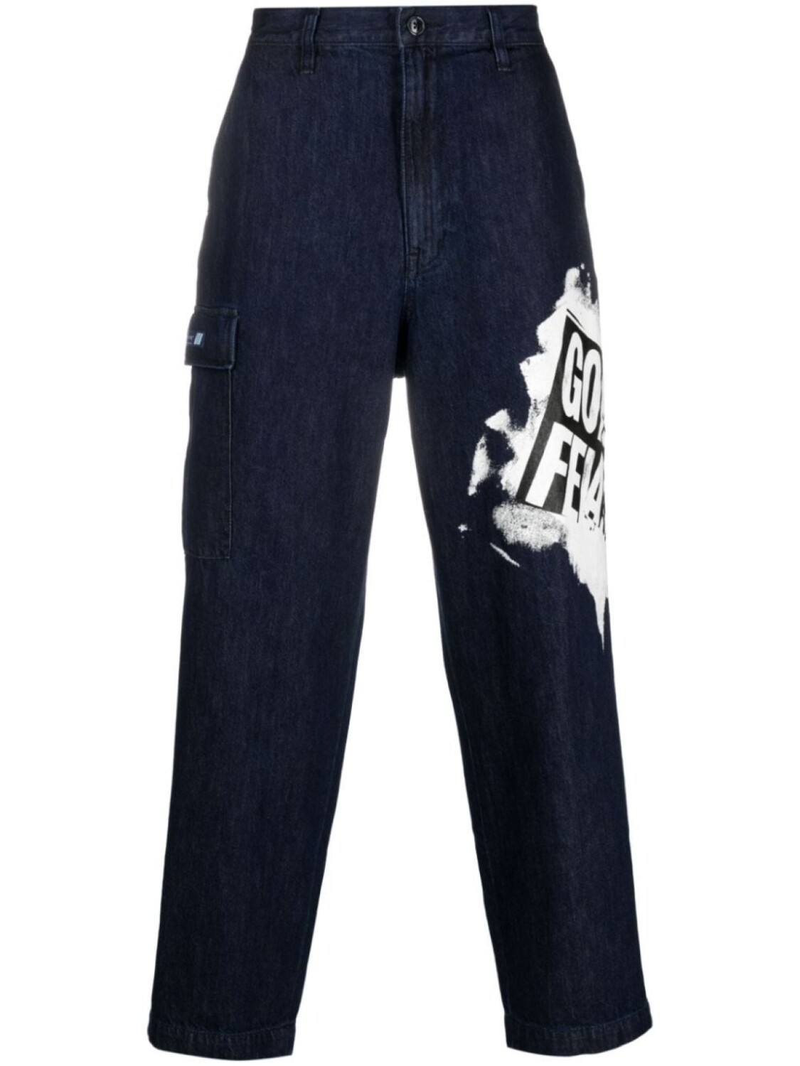 

WTAPS брюки с логотипом, синий