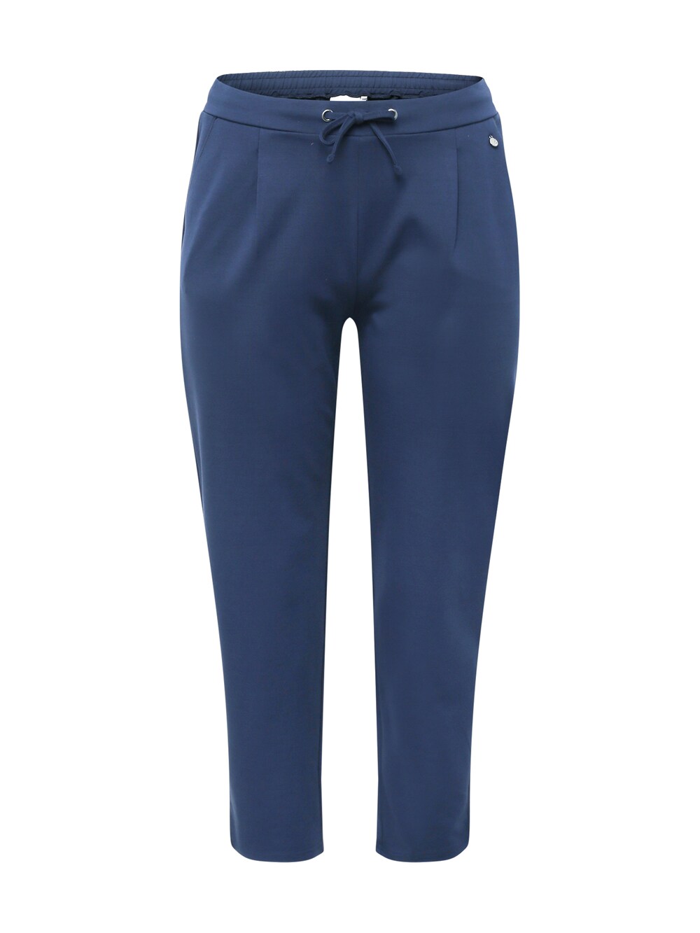 Узкие брюки со складками спереди Fransa Curve STRETCH, темно-синий платье fransa frbecardi 2 синий