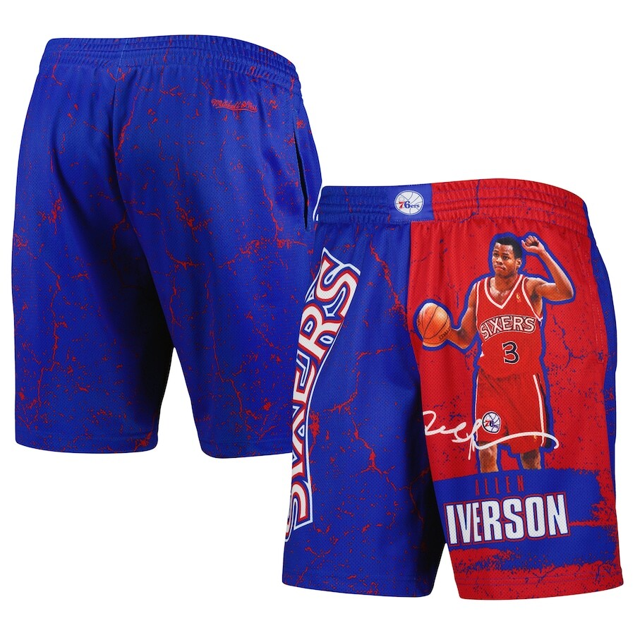 

Шорты Mitchell & Ness Philadelphia 76Ers, роял